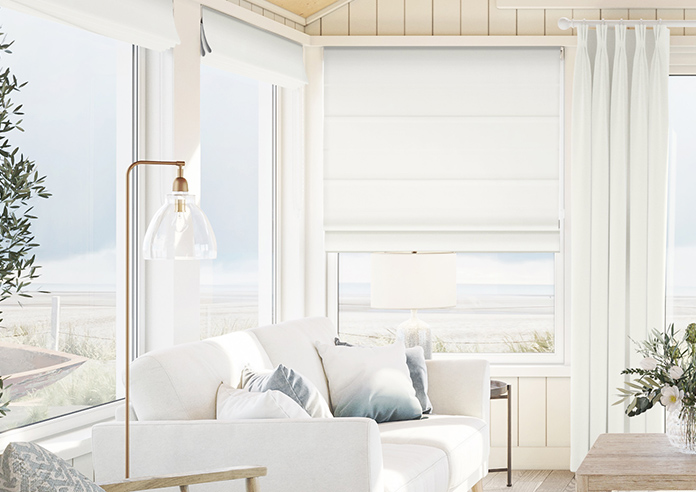 Lyra, Polar - Twist&Fit Roman Blind - Image 3